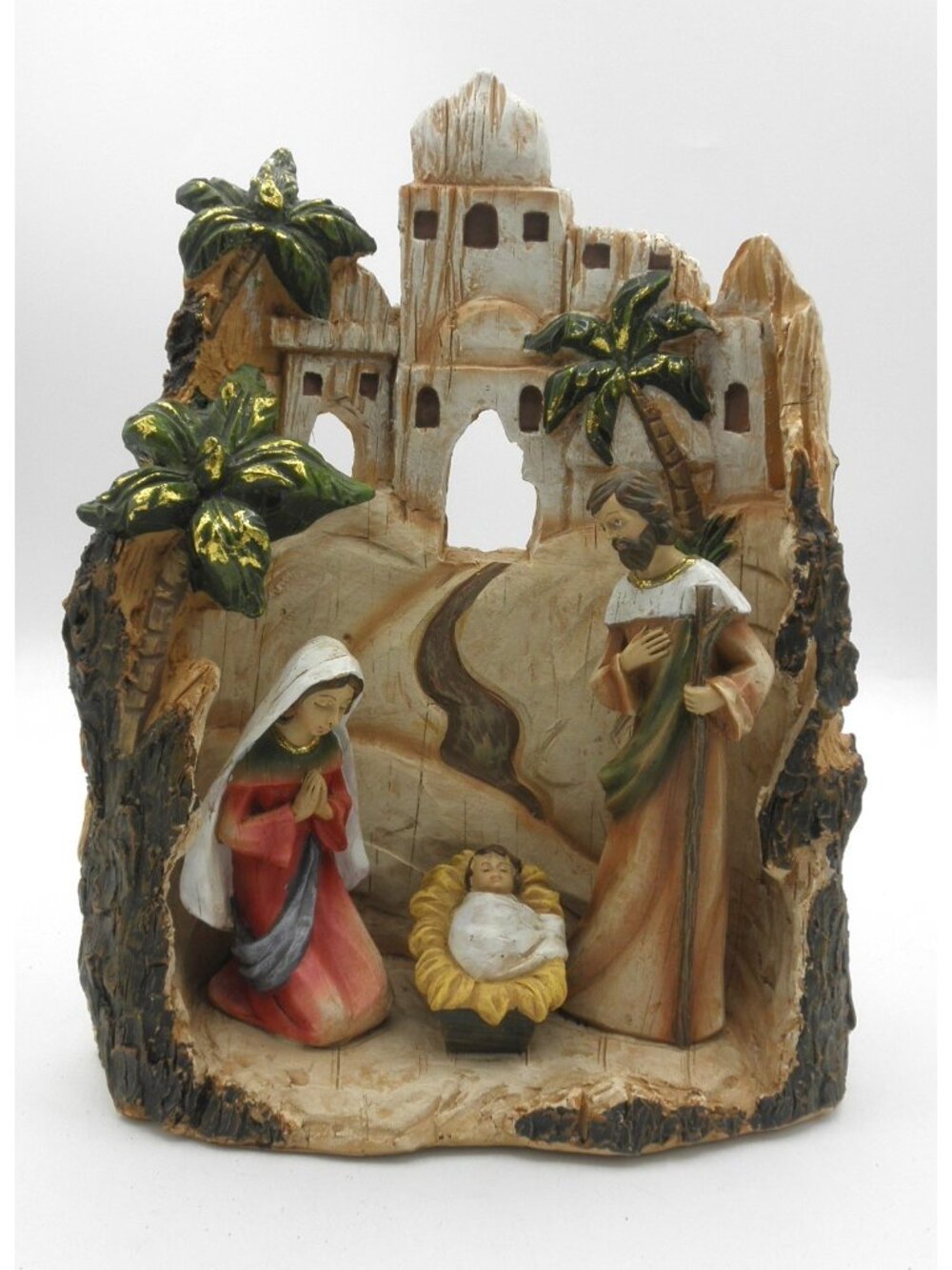 Roman Inc Holy Family Nativity Scene Mary, Joseph, Baby Jesus 2015